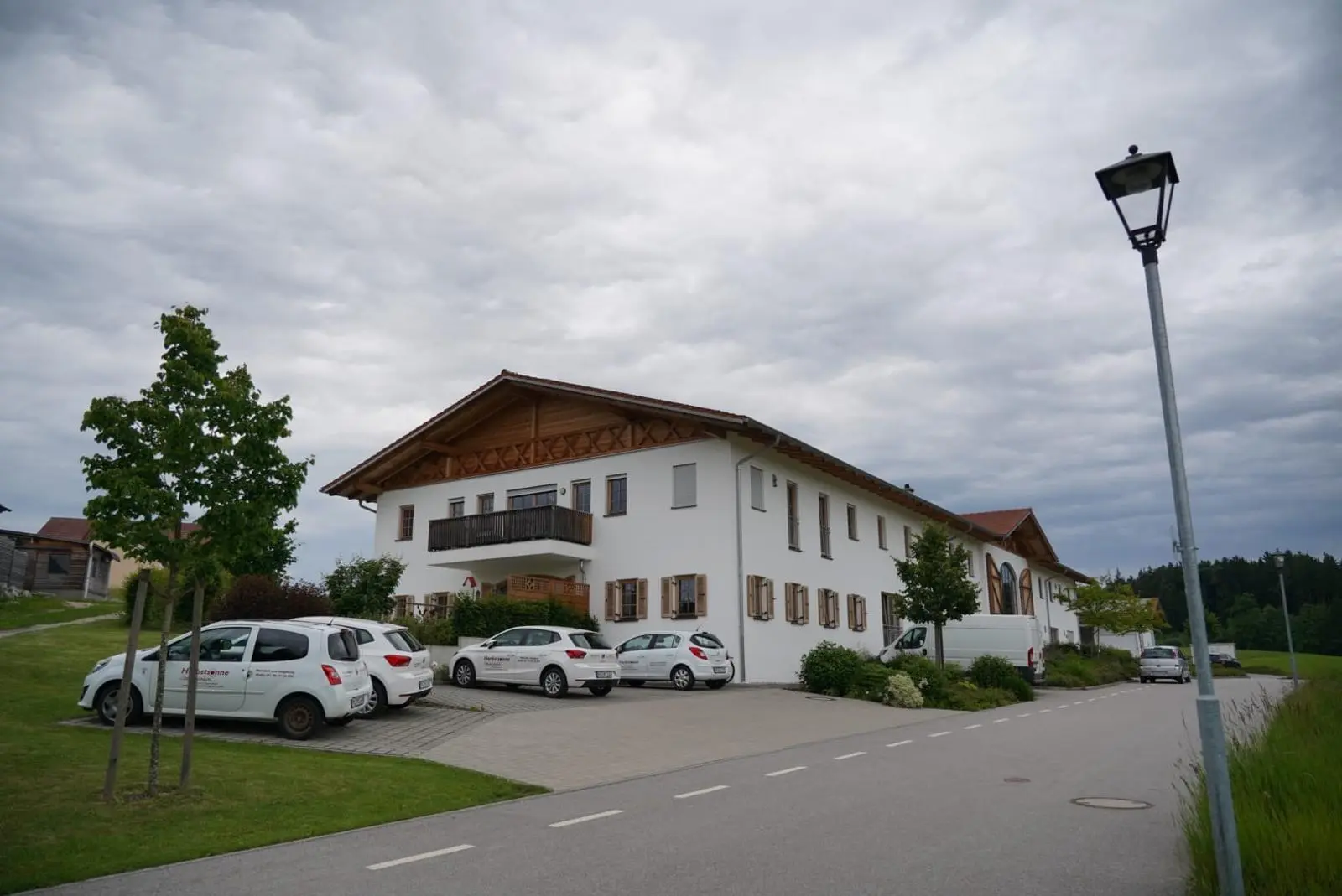 Außenansicht der Wohngemeinschaft in der Lindenallee