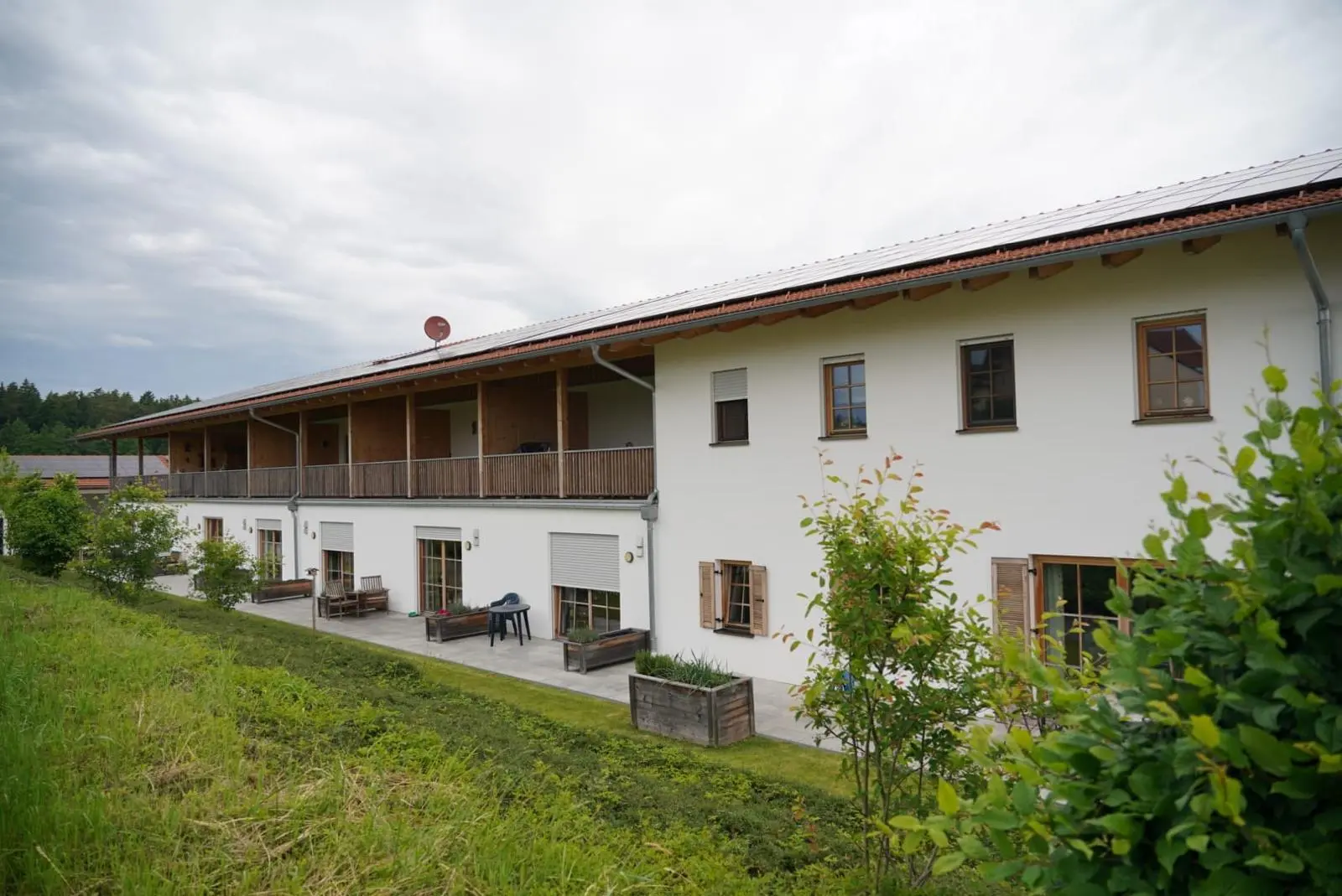 Außenansicht der Wohngemeinschaft in der Lindenallee