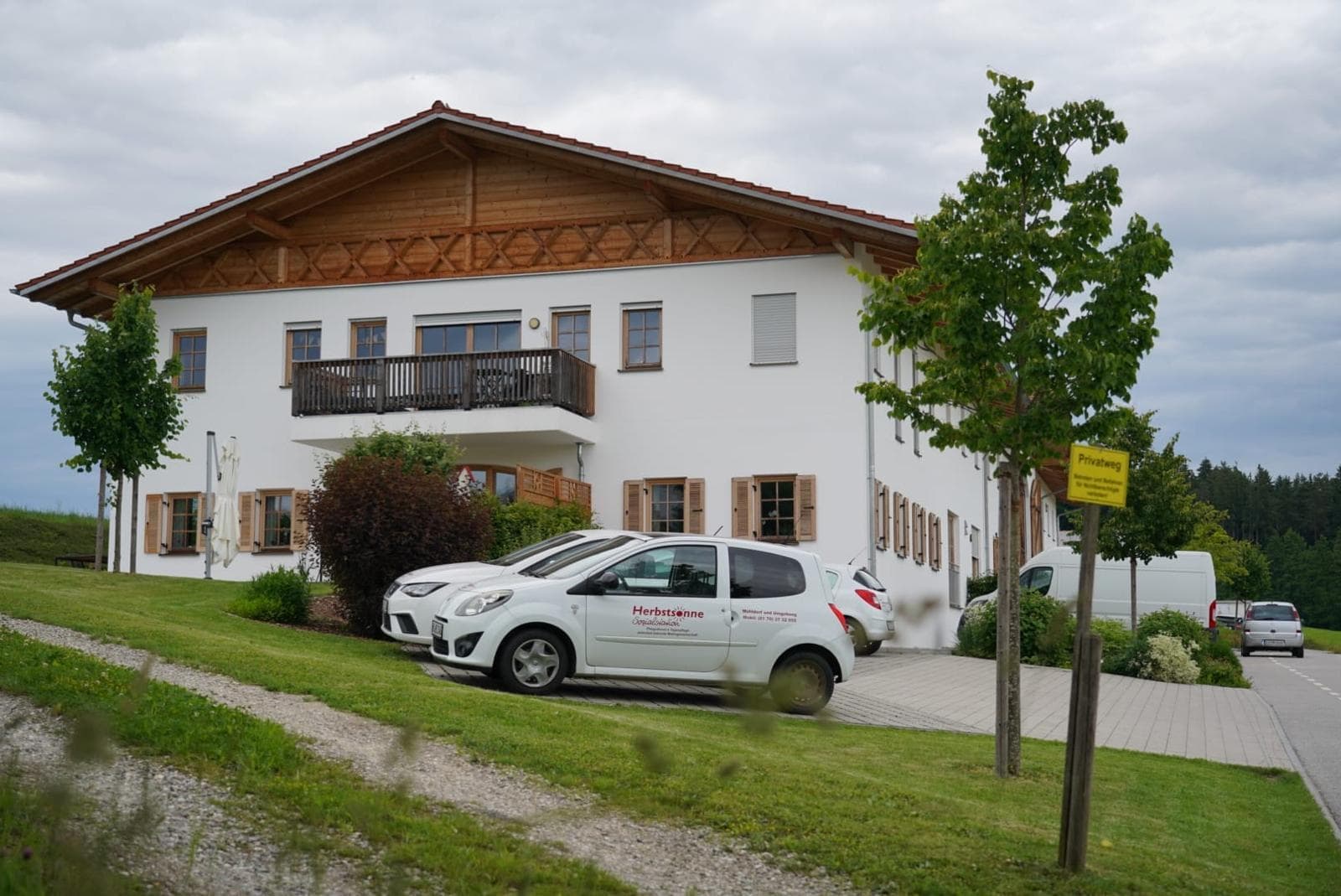 Außenansicht der Wohngemeinschaft in der Lindenallee